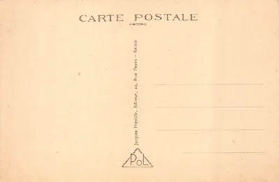 Reims — La Cathédrale — éditeur POL, n° 630 — 뒷면