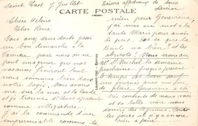 Côte d'Emeraude — Le Cap Fréhel, le Fort La Latte, l'Anse des Sévigné — éditeur Loïc, n° 662 — Verso