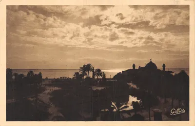 Coucher de soleil sur la Baie des Anges — Nice — Éditeur Gilletta, n°2