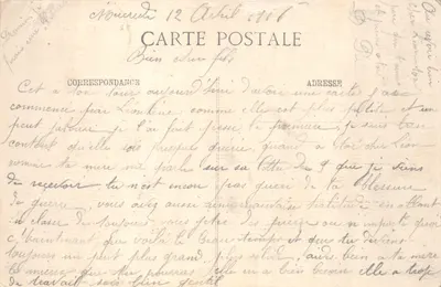 Reims — Hotel de Ville — wydawca Kolekcja G. Dabois, n°1 — Rewers