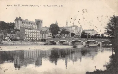 PAU (Bassès-Pyrénées) — Vue Générale — L. Éditeur L. n° 2302