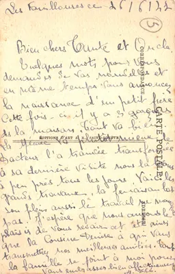 Lalouvesc (Ardèche) — Station estivale renommée à 1.050 m. d'alt. dans les bois du Mont Besset — Éditions d'Art A. R. Saint-Agrève — Verso