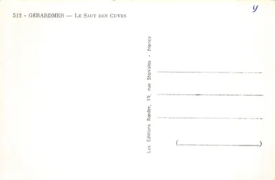 Gérardmer — Le Saut des Cuves — Roeder — 뒷면