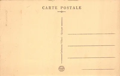Confort — L'Église et le Calvaire — Éditeur : Collection Villard - Quimper — 뒷면