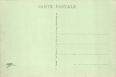 Colmar — Vue générale et les Vosges dans le lointain — éditeur Cartes « La Gigogne », Strasbourg — Verso