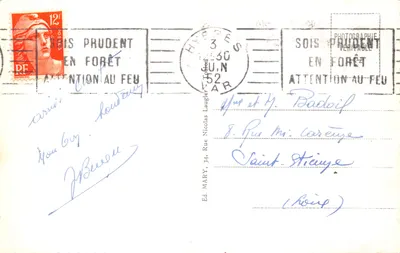 Hyères-les-Palmiers — Le Casino — éditeur Ed. MARY, 34, Rue Nicolas Laugier — 뒷면