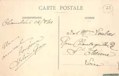 Aix-les-Bains — Place de l'Établissement Thermal, Source des Deux-Reines — éditeur AIX-LES-BAINS, n° 2565 — Verso