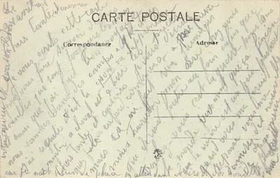 Camp de la Braconne — Vue générale — Lib. Barraud, Angoulême — Verso
