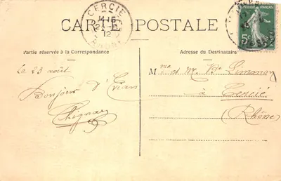 Eyian-les-Bains — Le Royal-Hôtel — Collection de la Source Cachai, n° 104 — 뒷면