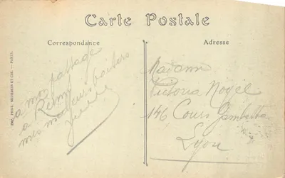 Katedra w Reims — Front północny (obecny stan) — Visé Paris N° 49 — Rewers