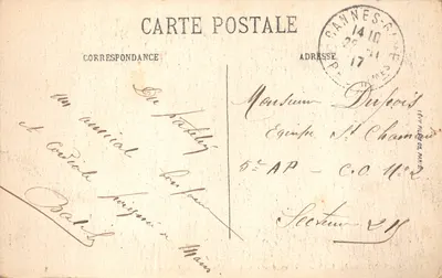 CANNES — Le Boulevard de la Croisette et le Mont-Chevalier — Selecta — Verso