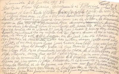 Amiens — Intérieur de la Cathédrale — L'Ange Pleureur — Éditeur : Elie, à Amiens, n° 35 — 뒷면