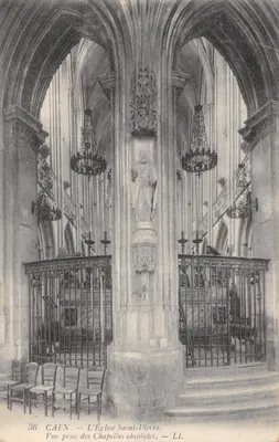 Caen — Vue des chapelles absidales — L'Église Saint-Pierre — LL. n°36