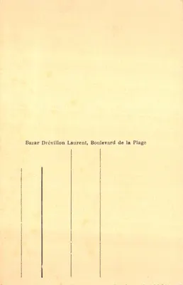 Morgat — Vue prise du Grand Hôtel de la Plage — éditeur E.A.R. n°59 — 뒷면