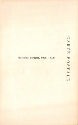 Uzès — La Sous-Préfecture — éditeur LE GARD ILLUSTRÉ, n°13 — Verso