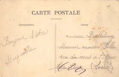 ARS (Ain) — Abri des Pèlerins — éditeur Vernu, phot. Ars (Ain) — Verso