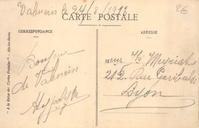 AIX-les-BAINS — La Villa des Fleurs — éditeur Aix-les-Bains — 뒷면