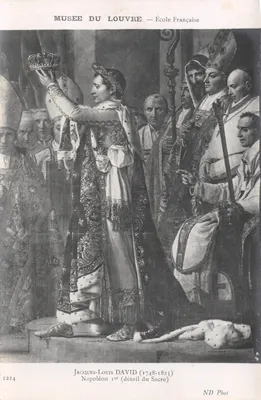 Musée du Louvre — Détail du tableau 'Le Sacre' — Jacques-Louis David (1748-1825) — ND Phot, n° 1224