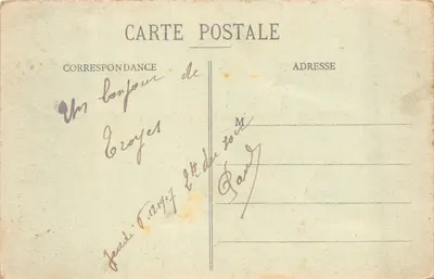 Troyes — Encorbellement de l'Hôtel de Marizy — Collection T. G., n° 103 — 뒷면