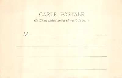 Château de Chantilly — Galerie du Logis — Salle Isabelle — B.F. Paris 9 — Verso