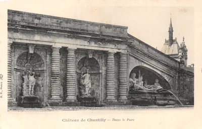 Château de Chantilly — Dans le Parc — B. F., PARIS