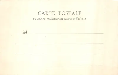 Château de Chantilly — Dans le Parc — B. F., PARIS — Verso