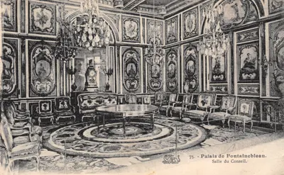 Palais de Fontainebleau — Salle du Conseil — éditeur imprimeur non identifié, n° 75