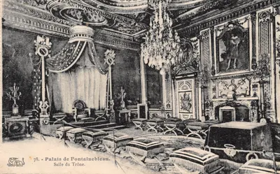 Palais de Fontainebleau — Salle du Trône — éditeur imprimeur non identifié, n° 78