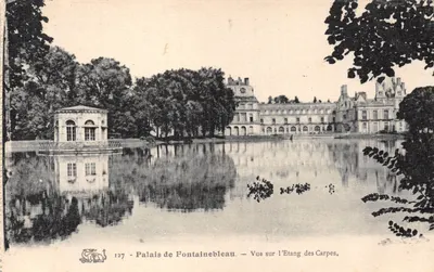 Palais de Fontainebleau — Vue sur l'Etang des Carpes — Éditeur : Palais de Fontainebleau, n° 127