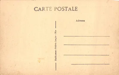Thorenc (A.-M.) — Le Castellaras (Château Seigneurial des IV Tours), côté Nord — Éditeur : Frédéric Laugier, Nice — 뒷면