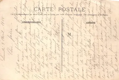 Arras — Aspect d'Arras après le bombardement — A.R. n°287 — 뒷면