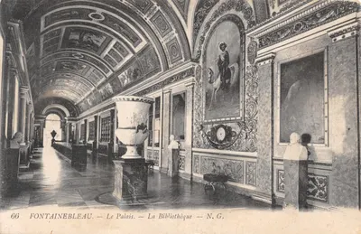 Fontainebleau — Le Palais — La Bibliothèque — N.G. — n°66