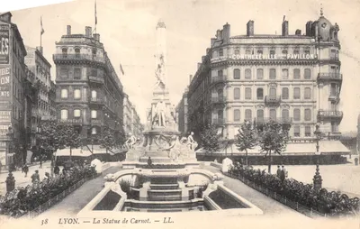 LYON — La Statue de Carnot — éditeur LL. n°38