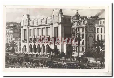Nice, Pałac Śródziemnomorski — widok panoramiczny — seria 109