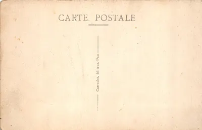 Pau (B.P.) — La Chaîne des Pyrénées vue de la Terrasse Ouest du Château Henri IV — Carrache, éditeur, Pau — Verso