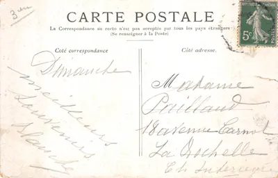 PARIS — La Statue de la République — Éditeur impr. sur la carte — 뒷면