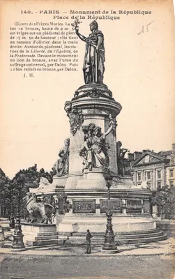 Paris — Monument de la République — Éditeur L. Boisson, Paris, Temple