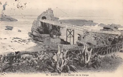 Biarritz — Le Rocher de la Vierge — Éditeur CIP, n° 95