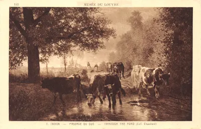 C. Troyon — Passage du Gué — Musée du Louvre (Coll. Chauchard)