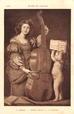 Sainte Cécile — Musée du Louvre — D. Zampieri — n° 1613