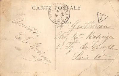 Octeville-sur-Mer — Le Pavillon des Tourelles — Éditeur L. Mellot, Hazebrouck — Verso