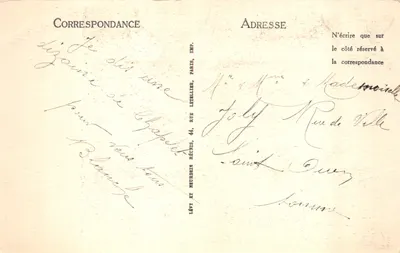 Lourdes — Procession à l'Esplanade — LL, n° 98 — Verso
