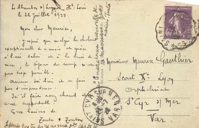 Le Gerbier des Joncs (Ardèche) — premier confluent de la Loire avec l'Aigueneire (rivière noire) — éditeur Margerin Brûlant, Le Puy, n° 5362 — Verso