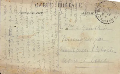 Grenoble — Clair de lune et le St-Eynard — Verso