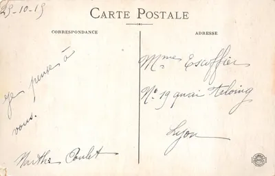 Marseille — Zamek If — I. P. — Wydawca I. P — Rewers