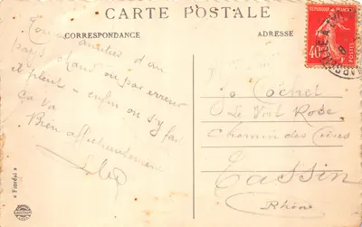 Marseille — L'Hôtel de Ville — The Town Hall — Éditeur Goutagnon, n°57 — Verso
