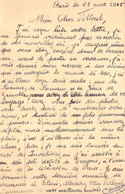 Paris - Arc de Triomphe de l'Étoile — éditeur Dille, n° 217 — Verso
