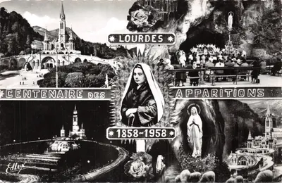Lourdes — Centenaire des Apparitions 1858-1958 — Éditeur Edlux