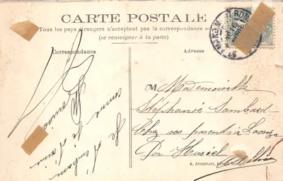 Meillant (Cher) — Le Château — Le Grand Salon — Imprimé par JOURDAIN — Verso