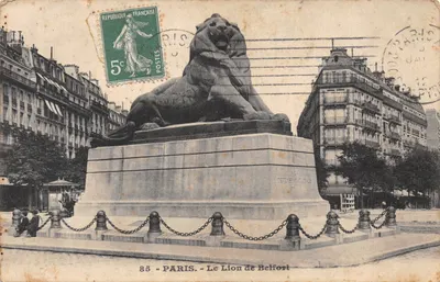 Paris — Le Lion de Belfort — éditeur anonyme, n° 85